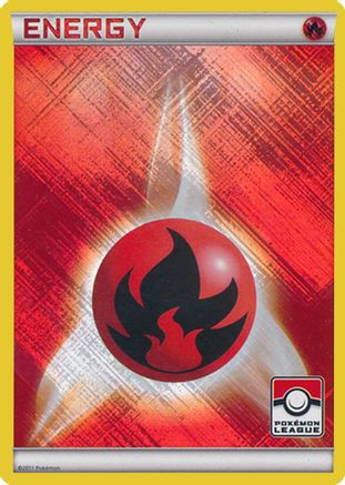 Fire Energy (2011 Pokemon League) () - LCC  - Promo - Holofoil