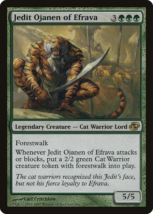 Jedit Ojanen of Efrava (PLC-131) - rare - Foil
