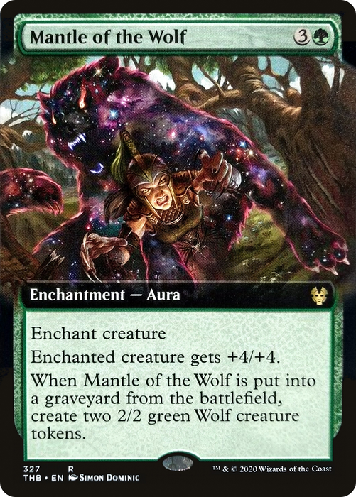 Mantle of the Wolf (THB-327) - rare: (Extended Art) - Foil