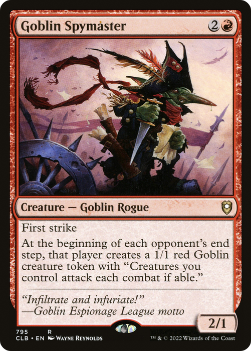Goblin Spymaster (CLB-795) - rare