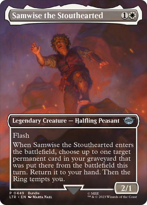 Samwise the Stouthearted (UMP-449) - uncommon (Borderless) - Foil