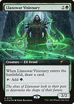 Llanowar Visionary (SLD-771) - rare: (Extended Art) - Foil