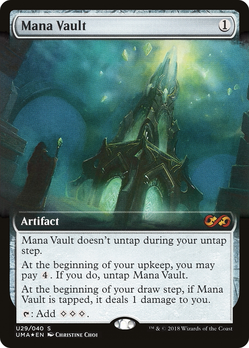 Mana Vault (UMA:BT-U29) - mythic: (Extended Art) - Foil