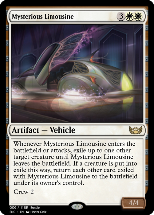 Mysterious Limousine (PRM-99967) - rare - Foil