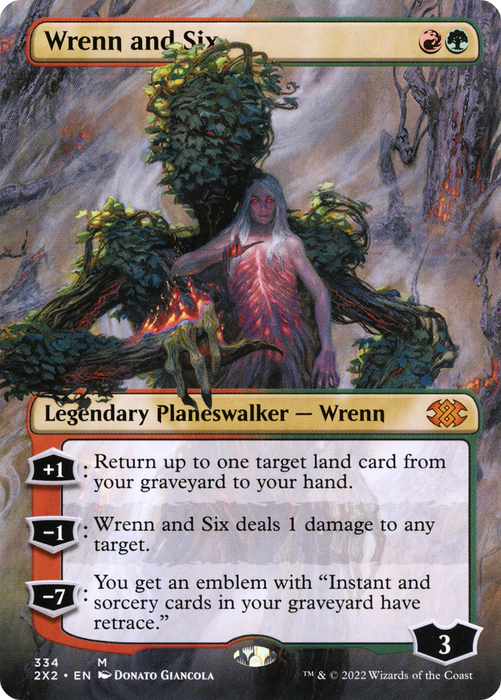 Wrenn and Six (2X2-334) - mythic (Borderless)
