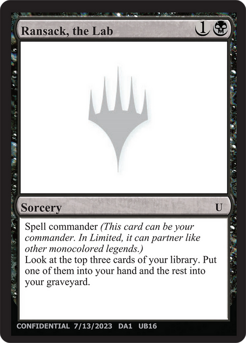 Ransack, the Lab (UNK-UB16) - uncommon