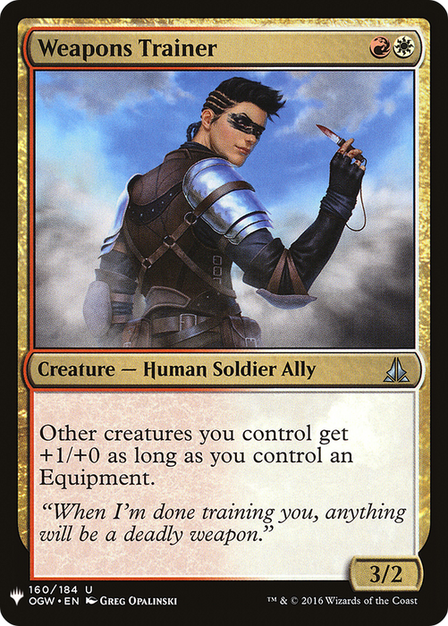 Weapons Trainer (LIST-OGW-160) - uncommon