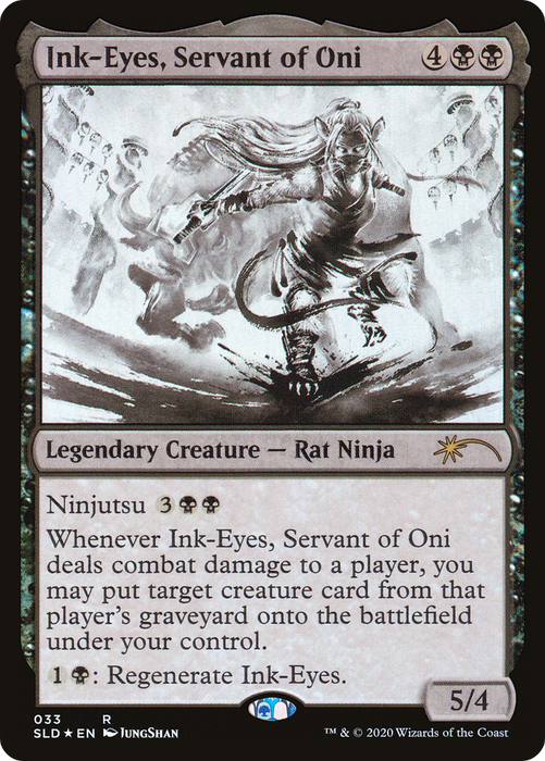 Ink-Eyes, Servant of Oni (SLD-033) - rare - Foil