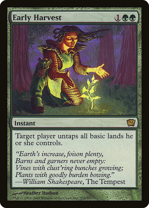 Early Harvest (9ED-235★) - rare - Foil