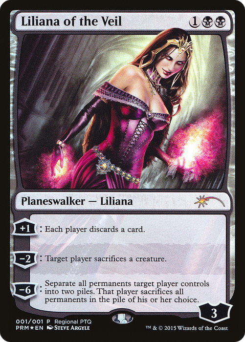 Liliana of the Veil (PTP-2015) - mythic - Foil