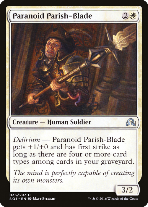 Paranoid Parish-Blade (SOI-033) - uncommon - Foil