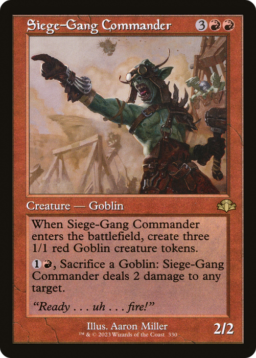 Siege-Gang Commander (DMR-330) - rare