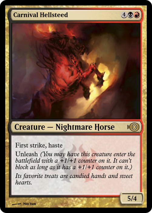 Carnival Hellsteed (PRM-46885) - rare - Foil