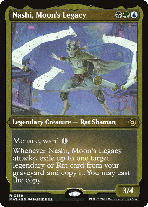 Nashi, Moon's Legacy (MAT-139) - rare - Etched Foil