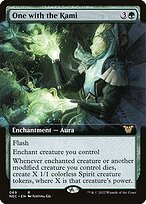 One with the Kami (NEC-069) - rare: (Extended Art)