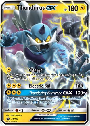 Thundurus GX (SM133) - SP  - Promo - Holofoil