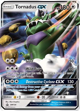 Tornadus GX (SM134) - SP  - Promo - Holofoil