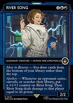 River Song (WHO-547) - rare: (Showcase) (Borderless) - Foil
