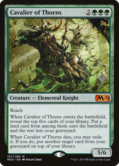 Cavalier of Thorns (PPM20-167P) - mythic