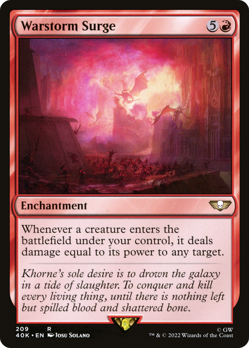 Warstorm Surge (40K-209) - rare