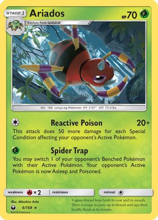 Ariados (006) - SCS  - Holo Rare - Holofoil