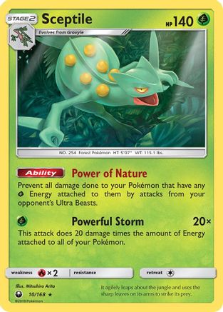 Sceptile (010/168) - SCS  - Rare