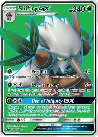 Shiftry GX (Full Art) (152) - SCS  - Ultra Rare - Holofoil