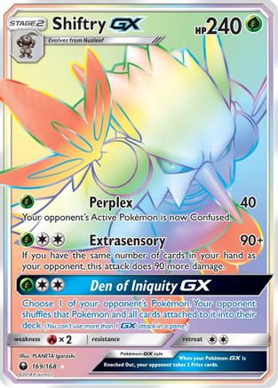 Shiftry GX (Secret) (169) - SCS  - Secret Rare - Holofoil