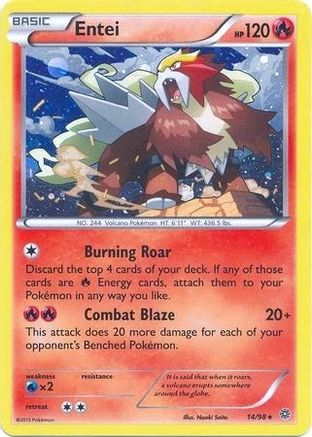 Entei (014/98) - BE  - Promo - Holofoil