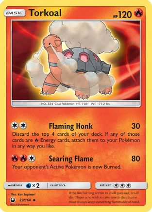 Torkoal (029) - SCS  - Uncommon - Reverse Holofoil