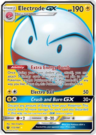 Electrode GX (Full Art) (155) - SCS  - Ultra Rare - Holofoil