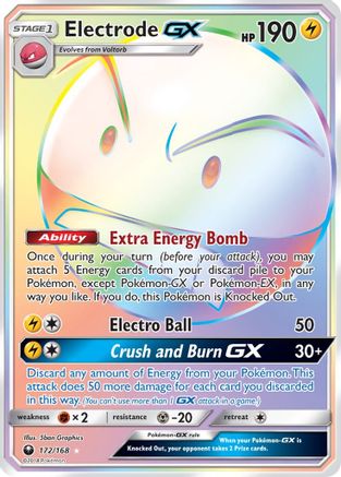 Electrode GX (Secret) (172) - SCS  - Secret Rare - Holofoil