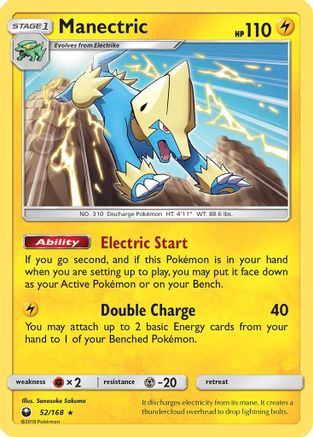 Manectric (052) - SCS  - Rare