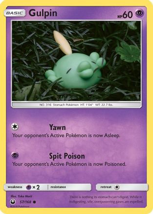 Gulpin (057/168) - SCS  - Common - Reverse Holofoil
