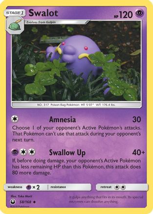 Swalot (058/168) - SCS  - Uncommon - Reverse Holofoil