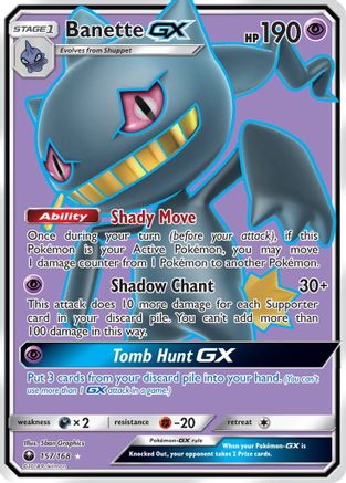 Banette GX (Full Art) (157) - SCS  - Ultra Rare - Holofoil