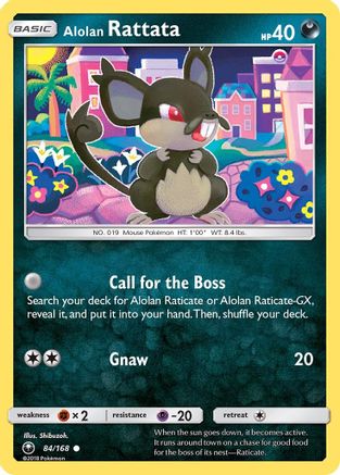 Alolan Rattata (084/168) - SCS  - Common