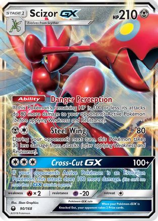 Scizor GX (090/168) - SCS  - Ultra Rare - Holofoil