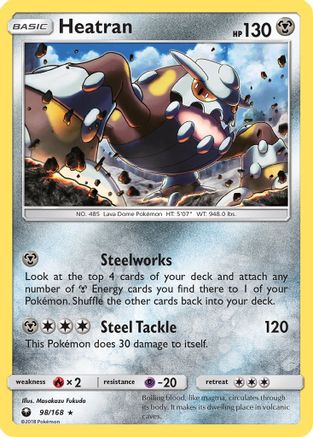 Heatran (098) - SCS  - Holo Rare - Holofoil