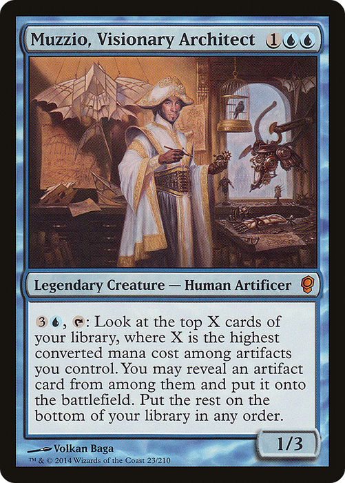 Muzzio, Visionary Architect (CNS-023) - mythic