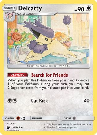 Delcatty (121) - SCS  - Holo Rare - Holofoil