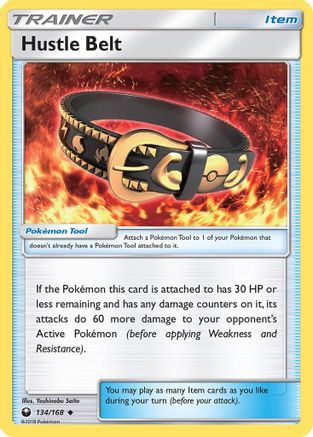 Hustle Belt (134/168) - SCS  - Uncommon - Reverse Holofoil