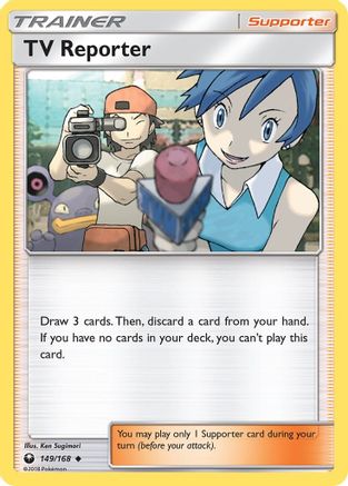 TV Reporter (149/168) - SCS  - Uncommon - Reverse Holofoil