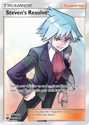Steven's Resolve (Full Art) (165) - SCS  - Ultra Rare - Holofoil