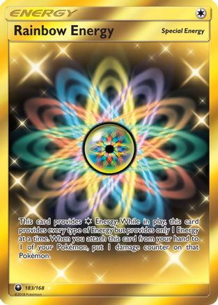 Rainbow Energy (Secret) (183) - SCS  - Secret Rare - Holofoil