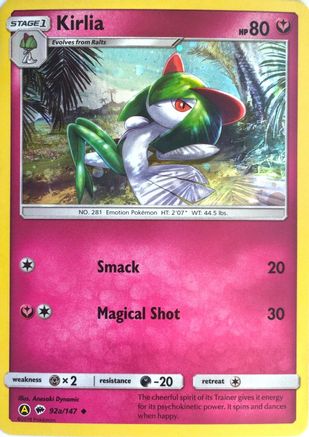 Kirlia (92a/147) - AAP  - Promo - Holofoil