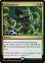 Culling Ritual (ONC-117) - rare
