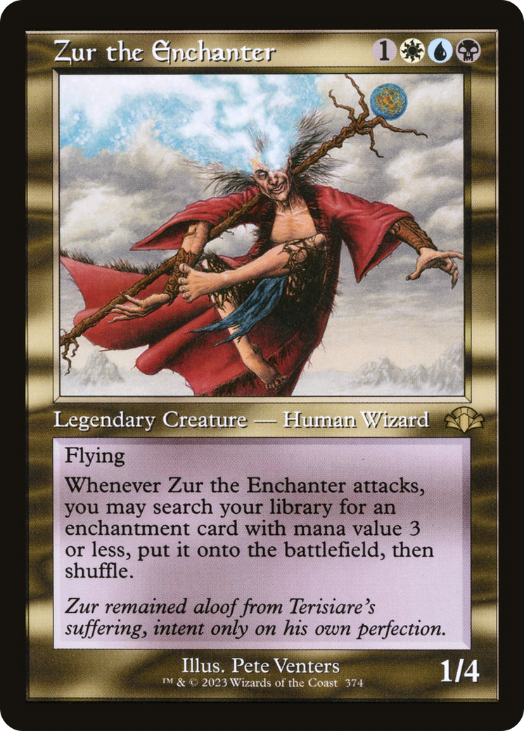 Zur the Enchanter (DMR-374) - rare - Foil