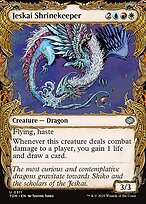 Jeskai Shrinekeeper (TDM-311) - uncommon: (Showcase) - Foil