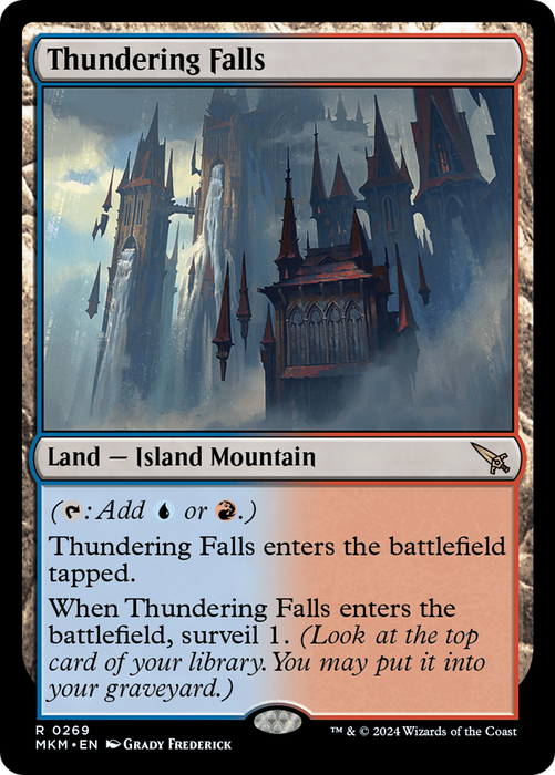 Thundering Falls (MKM-269) - rare - Foil